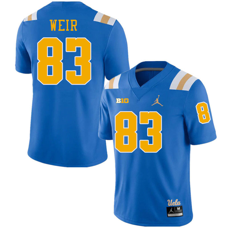 Men #83 Russell Weir UCLA Bruins College Football Jerseys Stitched-Royal